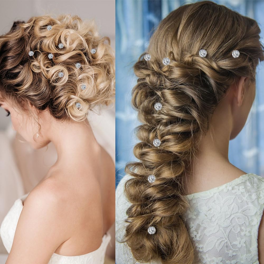 LAPOHI hair studs twisted into an updo providing secure decorative hold