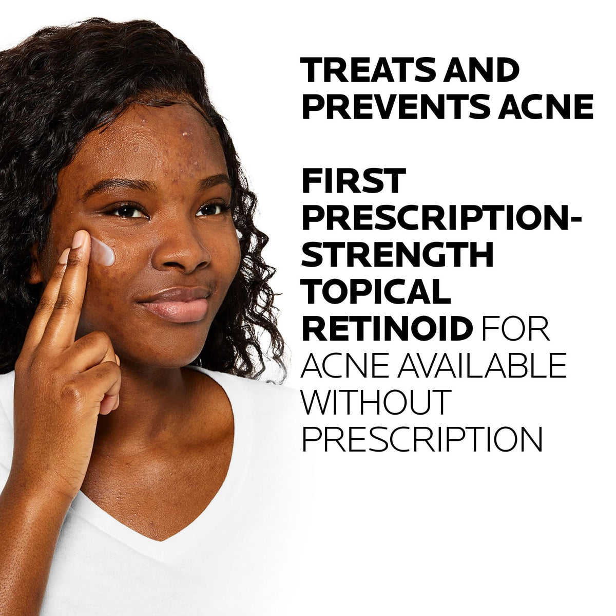 La Roche-Posay applied on face in evening routine showing even coverage