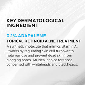 La Roche-Posay gel texture close-up highlighting quick absorption