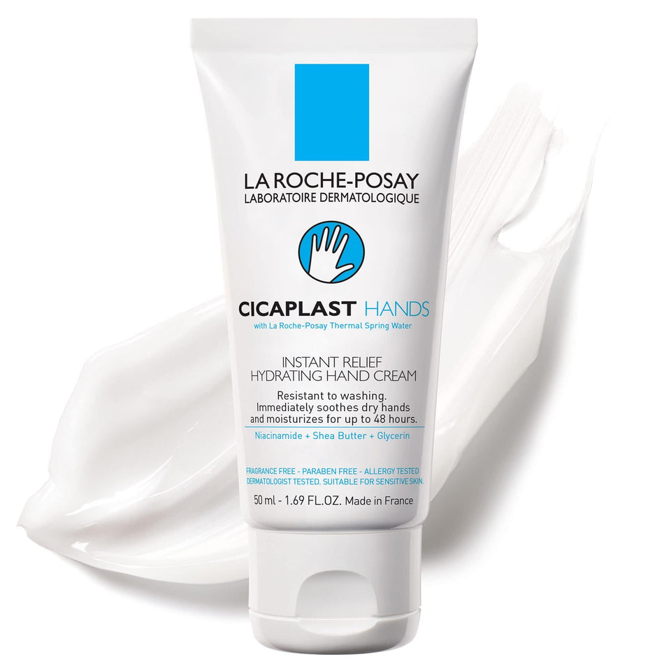 La Roche-Posay front packaging tube showing brand and travel-friendly size benefit