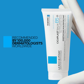 La Roche-Posay ingredients flatlay with shea and madecassoside emphasising nourishment