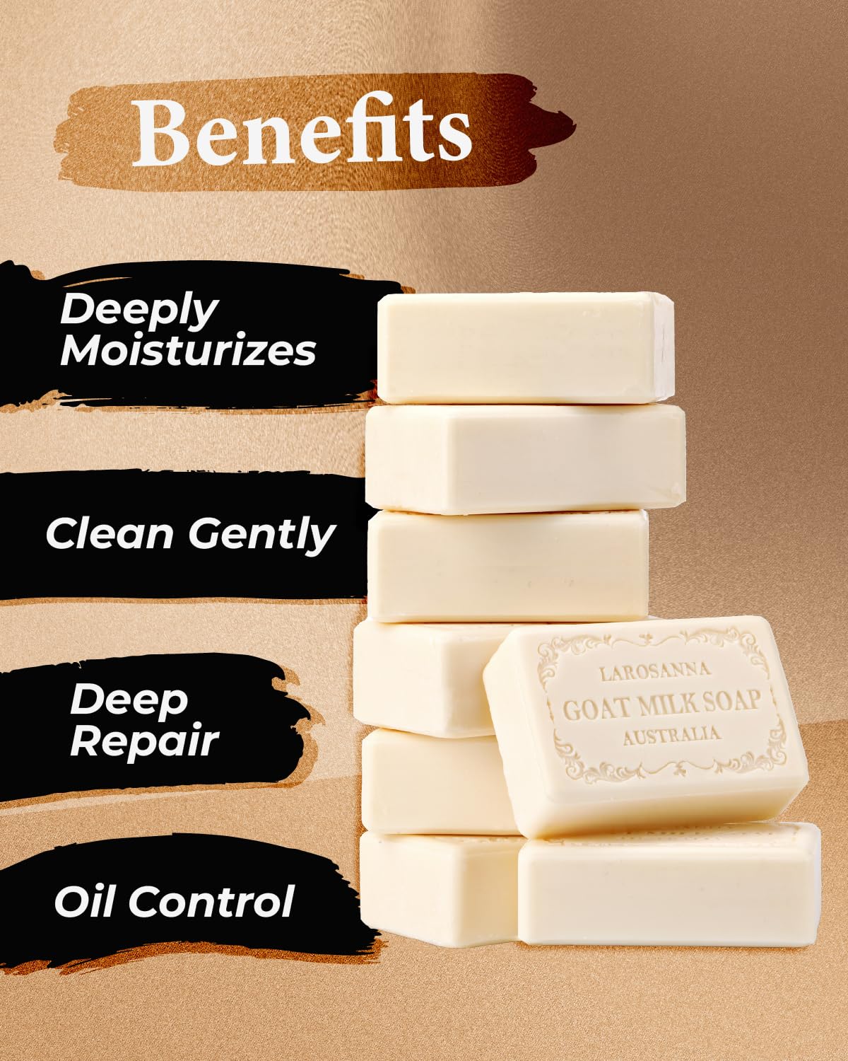 larosanna ingredients label with goat milk and plant oils for transparency benefit