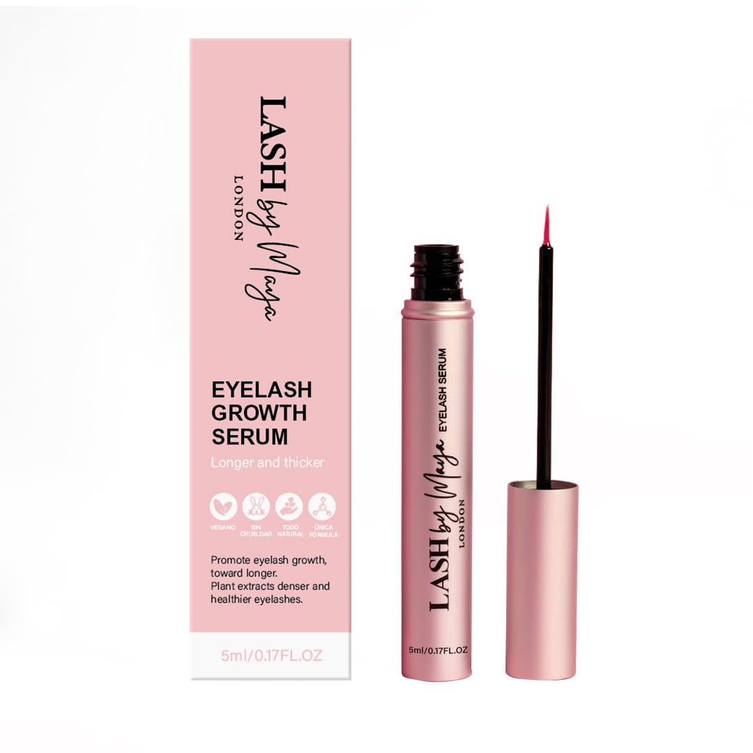 LASH by Maya LONDON front packaging showing bottle and box for immediate recognition and appeal