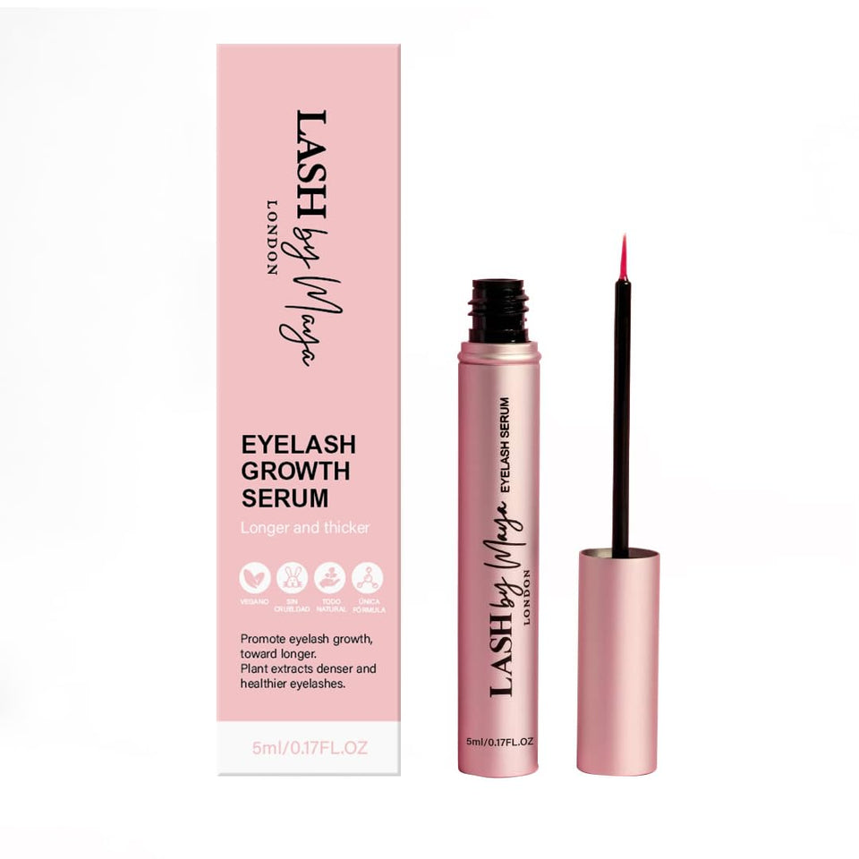 LASH by Maya LONDON front packaging showing bottle and box for immediate recognition and appeal