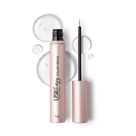 Lash Therapy Australia front packaging showing compact 3ml serum, travel-friendly benefit
