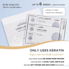 LASHVIEW keratin boosters and lifting liquids for stronger lashes