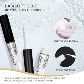 LASHVIEW lash lift in process demonstrating safe, clean technique