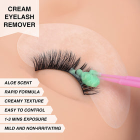 LASHVIEW bottle next to coin showing 15ml size for salon convenience