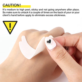 LASHVIEW resealable tray keeping pads organized and protected between uses