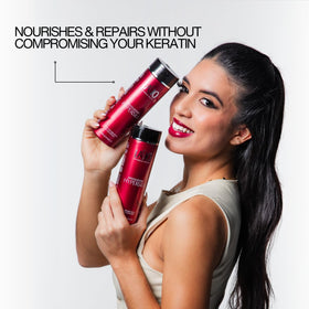 Lasio creamy conditioner texture close-up portraying smooth hydration