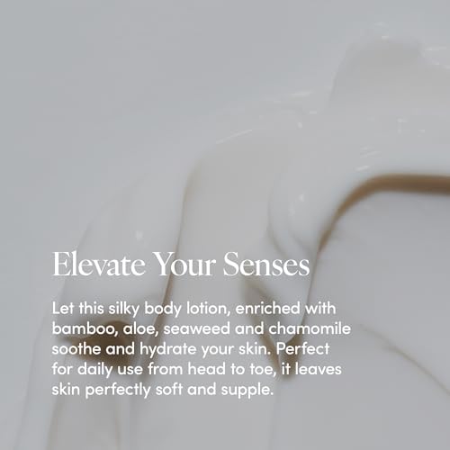 LATHER lotion texture close-up demonstrating lightweight, fast-absorbing finish