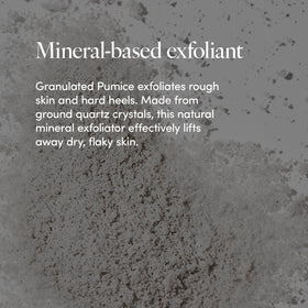 lather foaming scrub in hand demonstrating easy spread