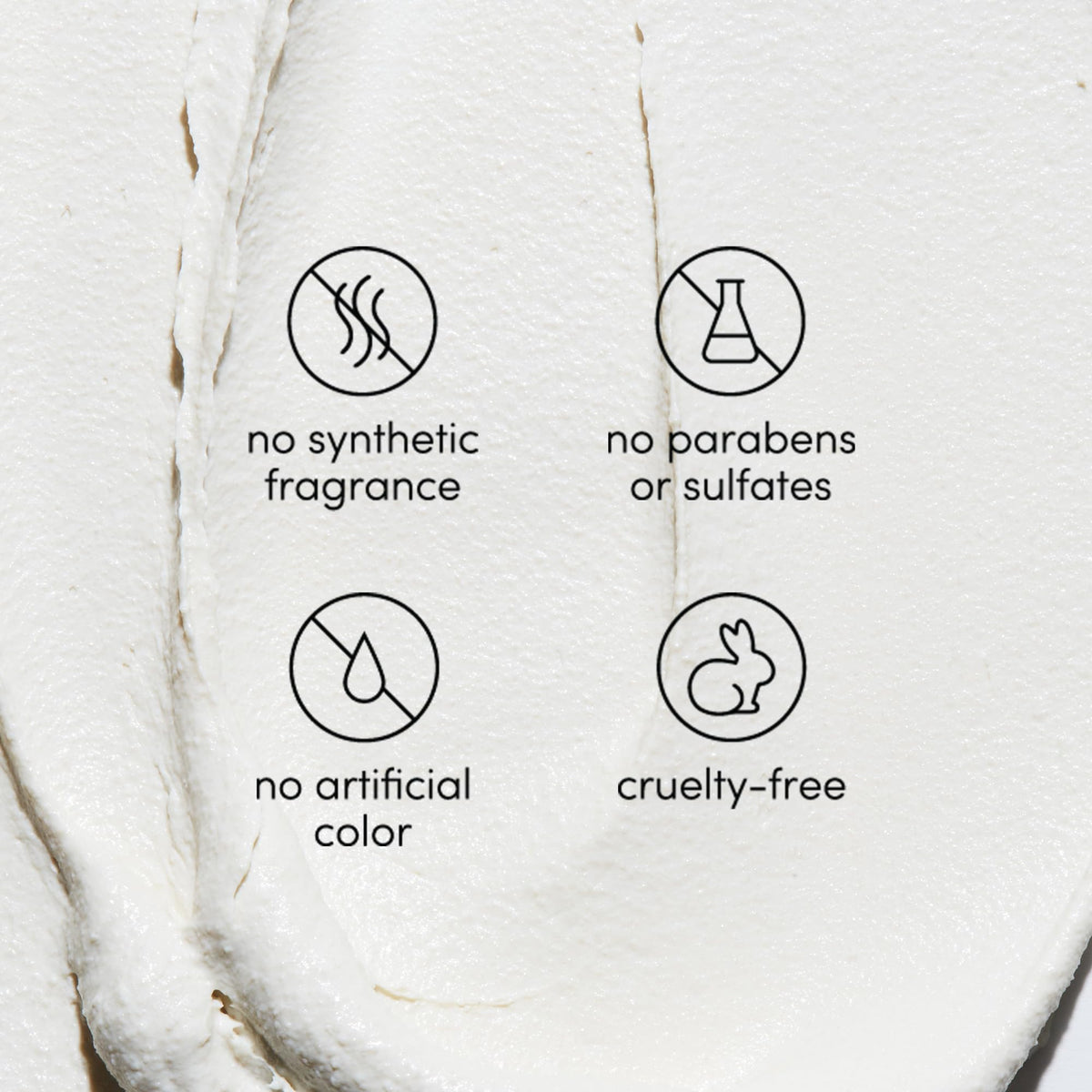 lather label detail highlighting natural ingredient list
