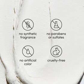 lather label detail highlighting natural ingredient list