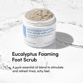 lather close-up pumice texture detailing exfoliant action