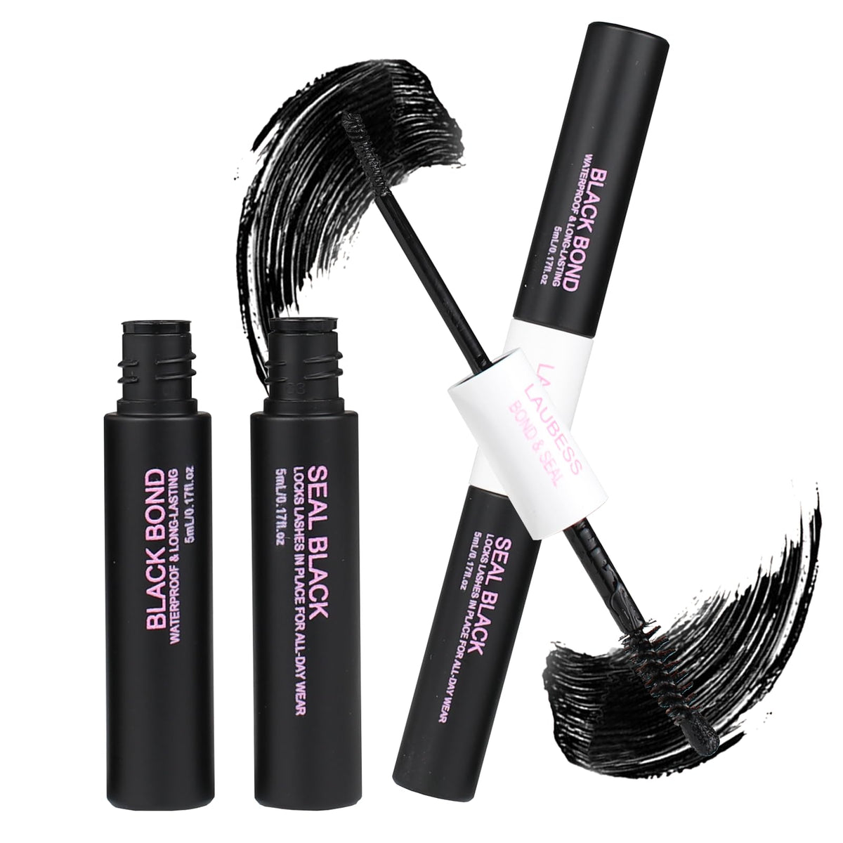 LAUBESS front packaging showing bottle and dual applicators for easy use