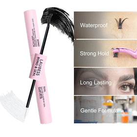 LAUBESS dual tube in a makeup bag signaling travel‑ready, quick touchups