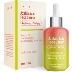 LAUER COSMETIC front bottle view showing sleek packaging and clear benefit