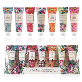 Laura Ashley front packaging showing floral box and set benefit travel-ready gift