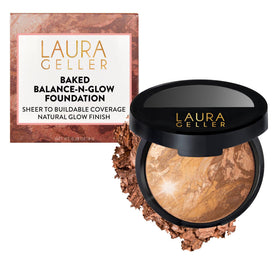LAURA GELLER compact front view showing polished finish and portability