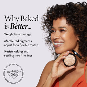 LAURA GELLER product packaging label highlighting handmade in Italy and ingredients