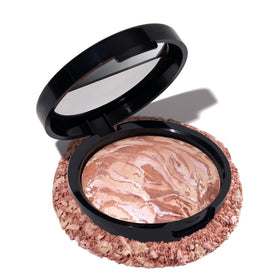 LAURA GELLER front compact showing baked bronzer for natural glow