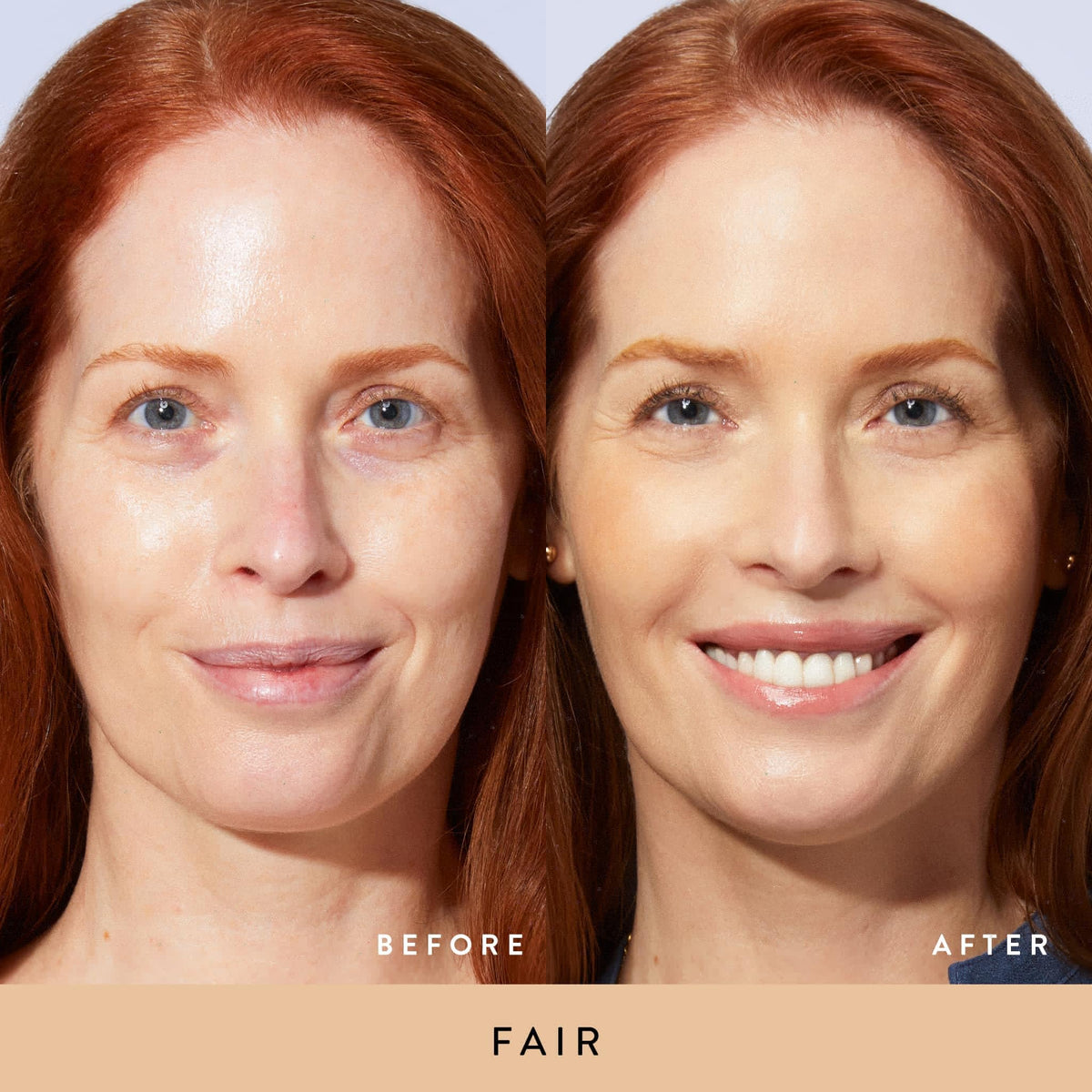 LAURA GELLER NEW YORK travel compact with brush demonstrating easy on-the-go application
