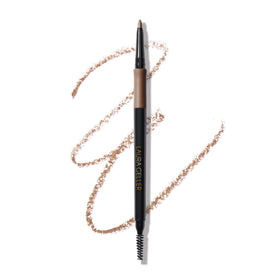 LAURA GELLER NEW YORK front view of blonde brow pencil showing product shape and tip