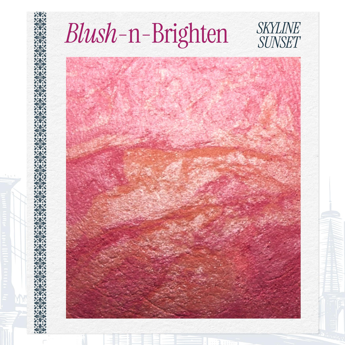 LAURA GELLER blush being applied with brush for a lifted look