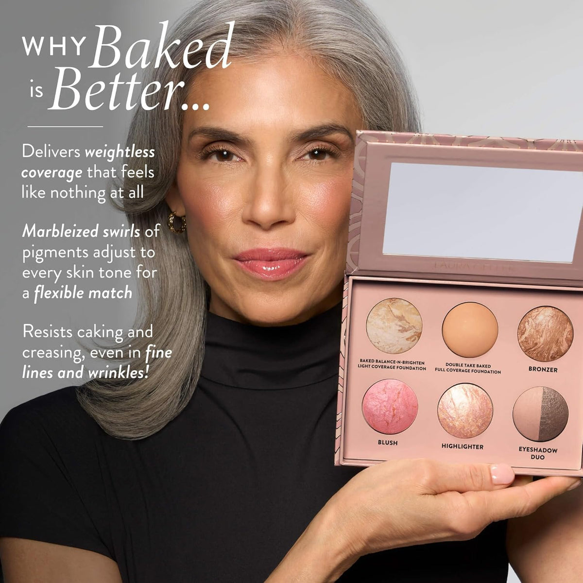 LAURA GELLER blush bronzer highlighter detail highlighting natural warmth