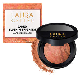 LAURA GELLER front packaging showing compact and shade for easy selection