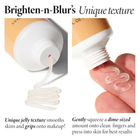 LAURA GELLER NEW YORK fingertip applying primer to skin for smooth base