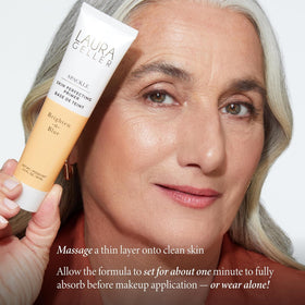 LAURA GELLER NEW YORK side-by-side before and after showing reduced pores