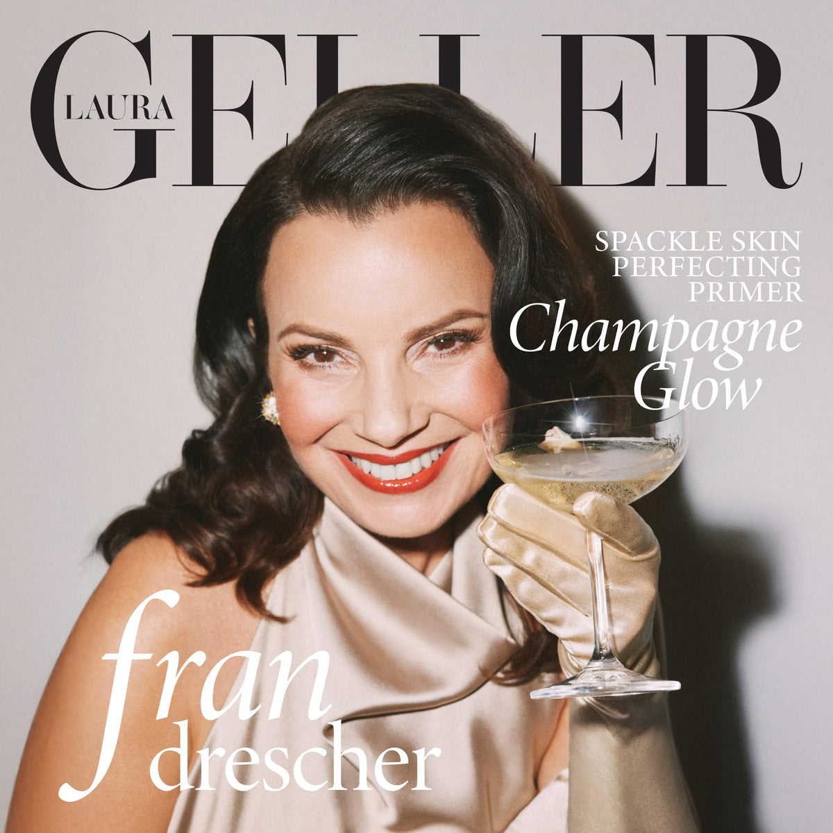 LAURA GELLER NEW YORK champagne sheen blended on skin for luminous finish