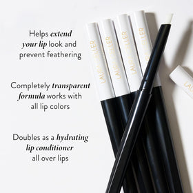 LAURA GELLER New York lip liner tip detail showing smooth texture and precise application