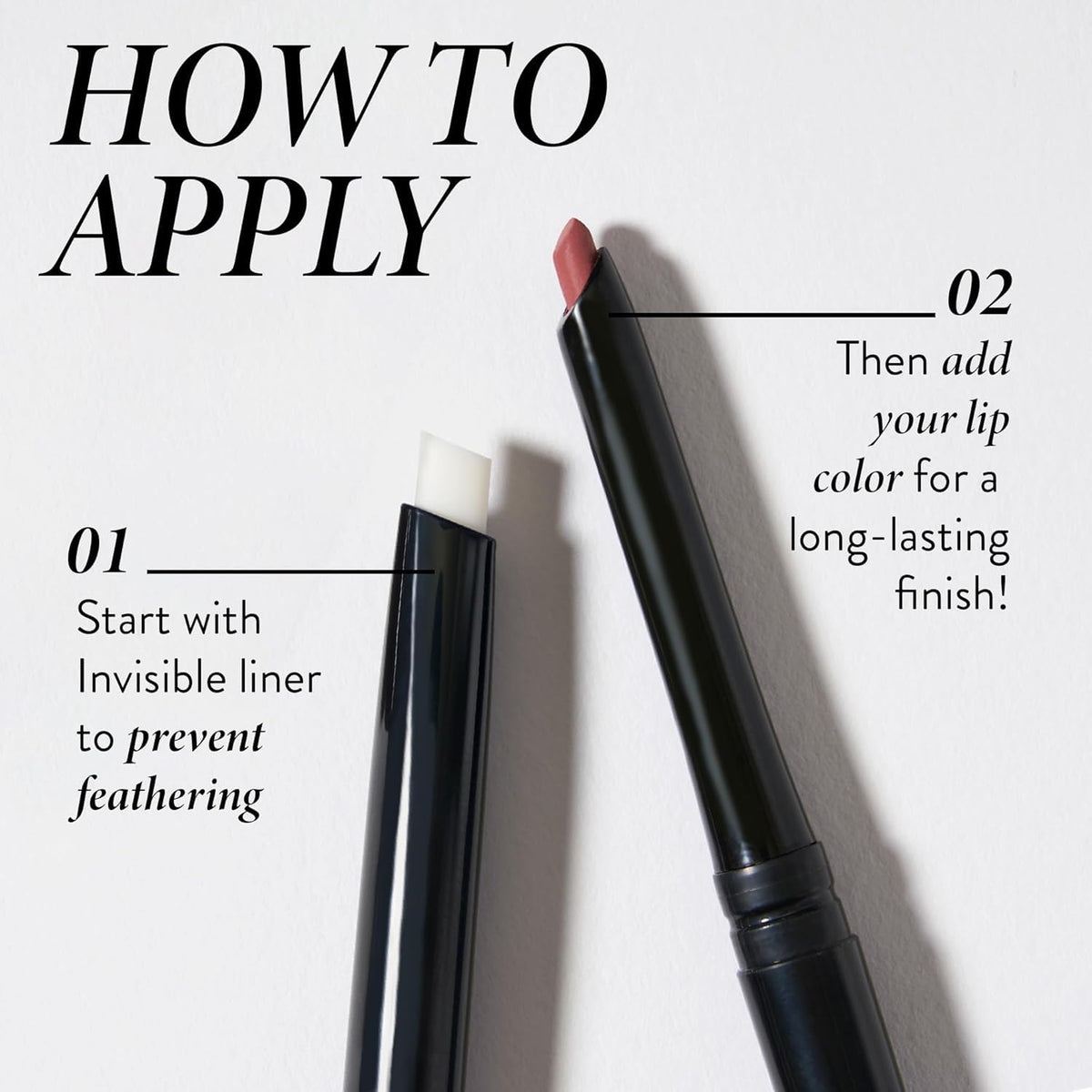 LAURA GELLER New York lip liner twist mechanism close-up for easy retractable use