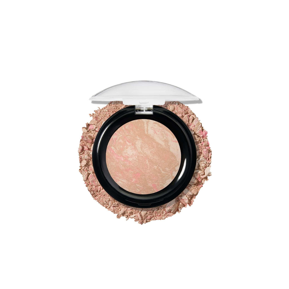 LAURA GELLER compact front view showing porcelain shade and travel-friendly design