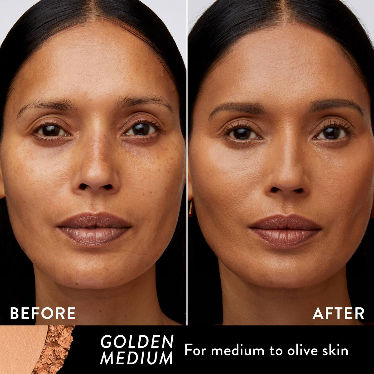 LAURA GELLER NEW YORK open compact revealing pressed baked powder for natural matte finish