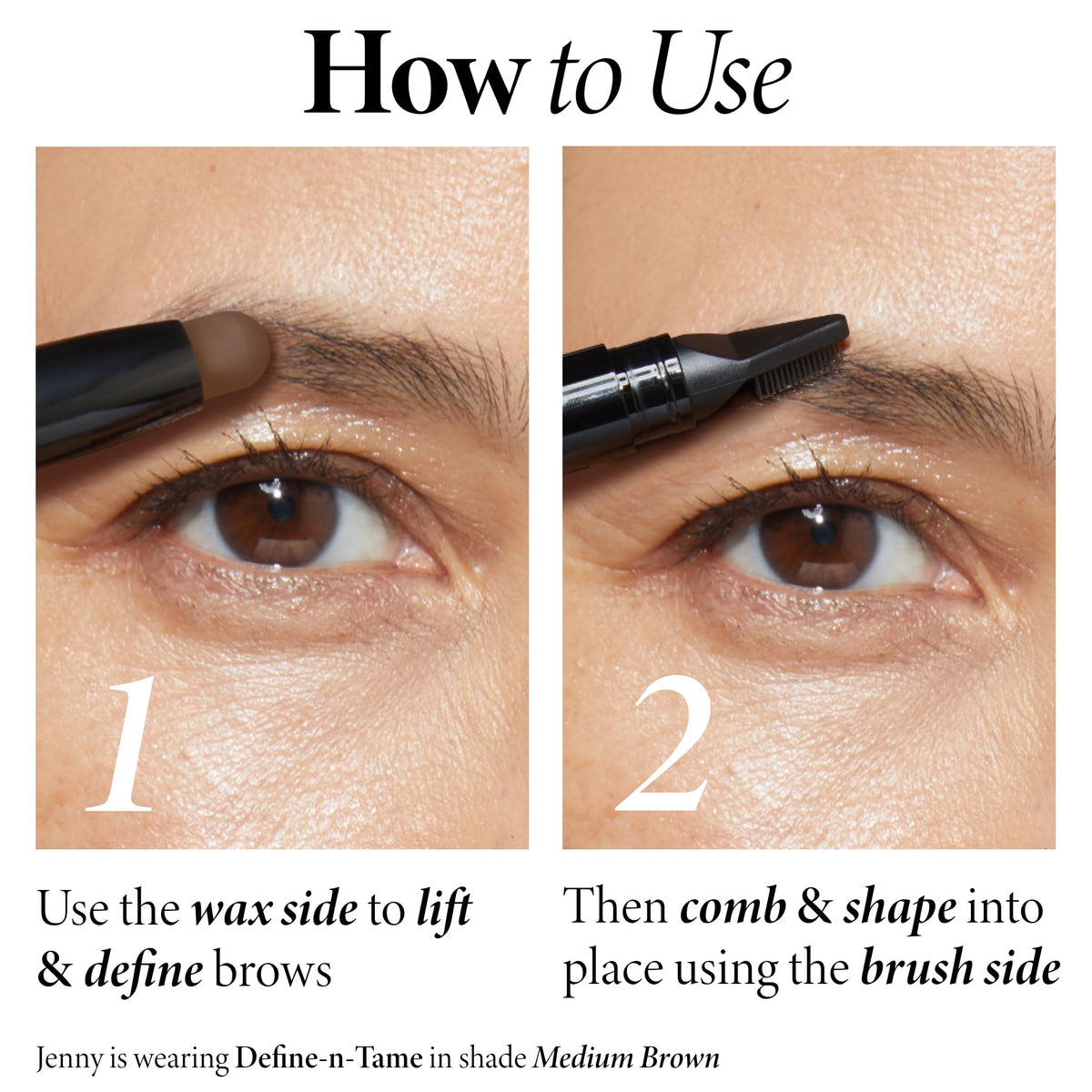 LAURA GELLER NEW YORK contoured brush detail lifting hairs for polished brows