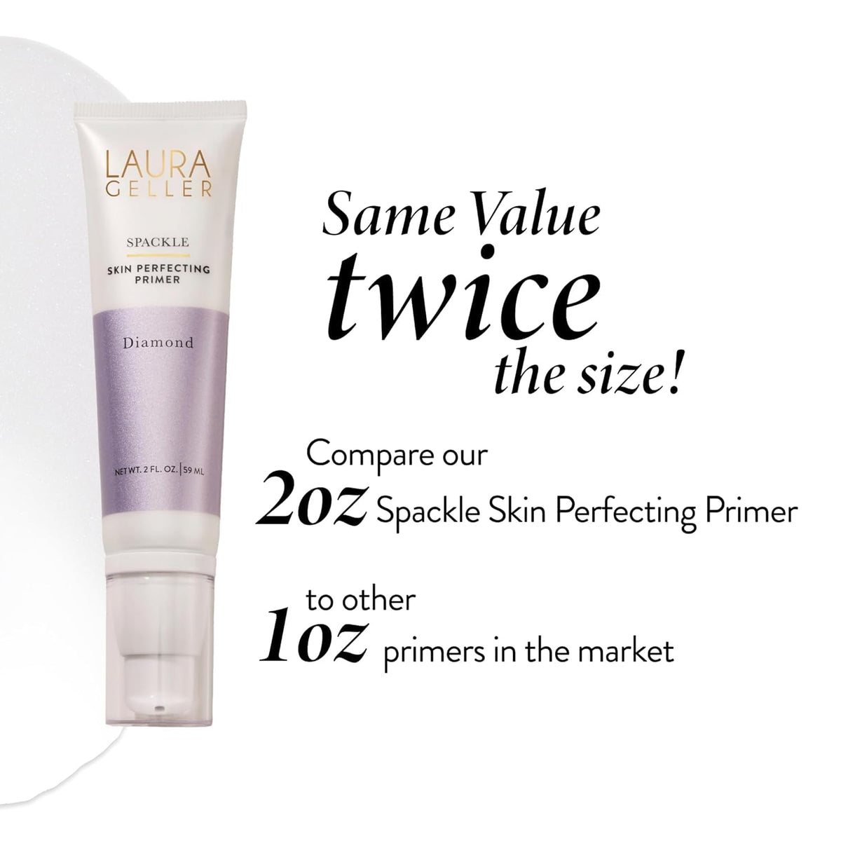 LAURA GELLER NEW YORK product on vanity in lifestyle scene conveying daily routine benefit