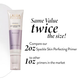 LAURA GELLER NEW YORK product on vanity in lifestyle scene conveying daily routine benefit