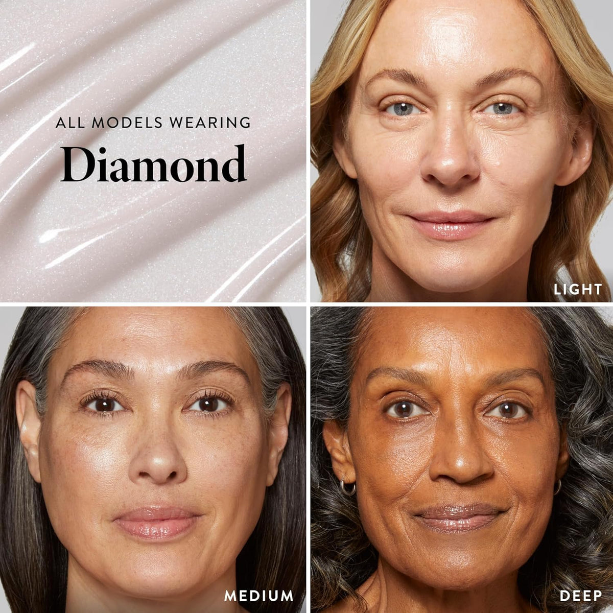 LAURA GELLER NEW YORK creamy shimmer texture close-up showing blendable glow