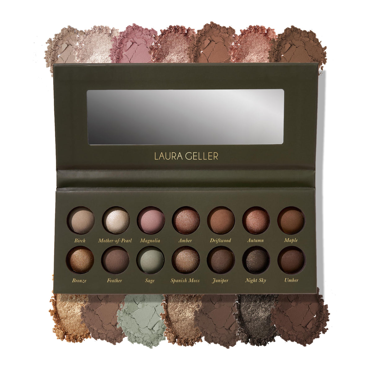LAURA GELLER NEW YORK front packaging showing compact palette for travel convenience