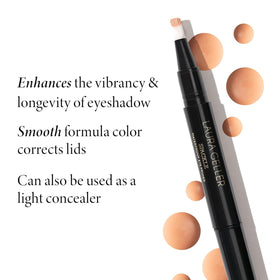 LAURA GELLER NEW YORK primer texture swatched to show smooth neutral finish and blendability