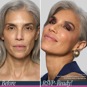 LAURA GELLER NEW YORK highlighter blended on skin for luminous cheek glow