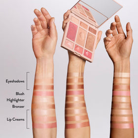 LAURA GELLER NEW YORK in-bag travel shot demonstrating compact palette ready for touch-ups on the go