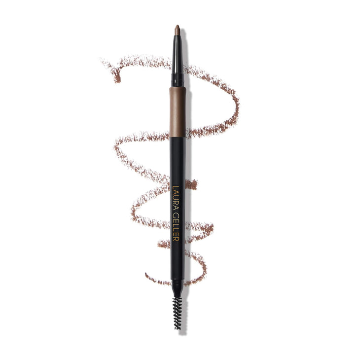 LAURA GELLER NEW YORK front view of pencil showing dual-ended design for easy shaping