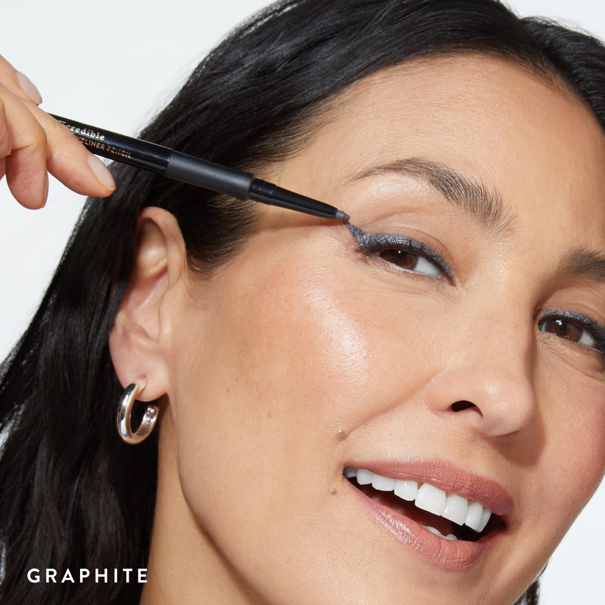 LAURA GELLER NEW YORK close-up of pencil tip displaying creamy graphite glide