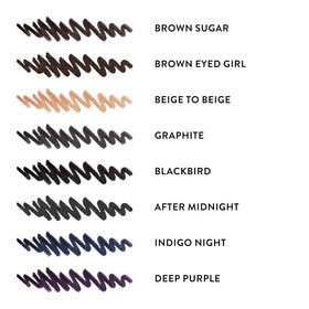 LAURA GELLER NEW YORK eyeliner beside a coin showing compact size for travel convenience