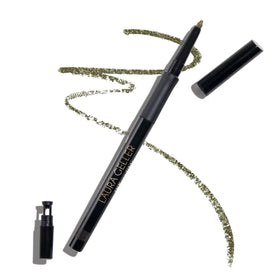 LAURA GELLER NEW YORK front packaging showing olive pencil and cap benefit travel-ready
